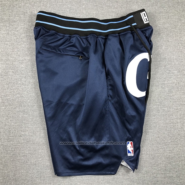 Short Los Angeles Clippers Ville Just Don 2023-24 Bleu